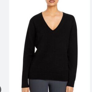 Vince Deep V-Neck Cashmere Pullover